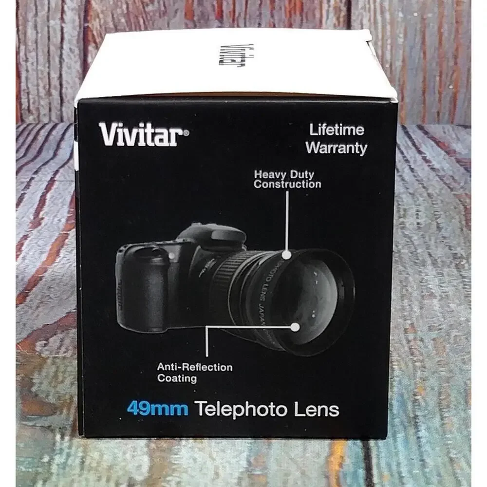 Vivitar 49mm 2.2x Professional Telephoto‎ Lens with HD Optics